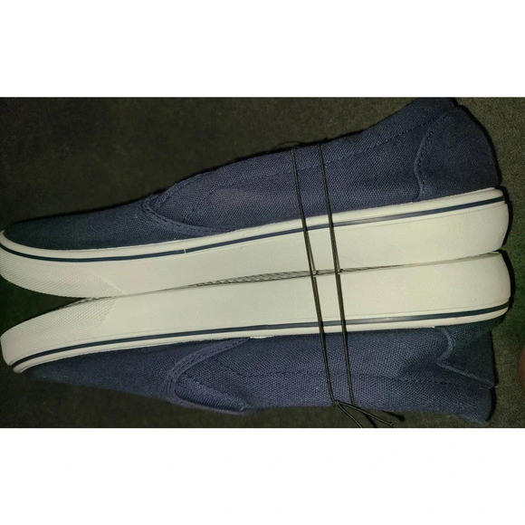 OT Revolution Men's Navy Blue Canvas Upper Slip-On Loafers Shoes Size 10 (DD) - Picture 3 of 7